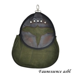 Fauconnière en cuir