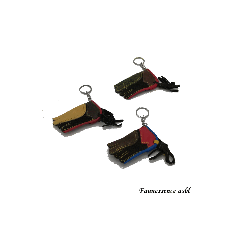 Porte-clés "Gant de fauconnerie"
