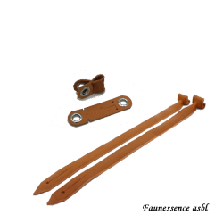 Jets et bracelets "easy fit" en cuir de kangourou
