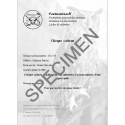 Stage d'apprentissage de la fauconnerie