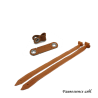Kit d'attache en cuir de Kangourou