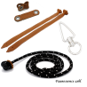 Kit d'attache en cuir de Kangourou
