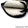Gant double couche "hiver" "noir"