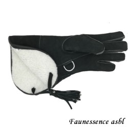 Gant double couche "hiver" "noir"