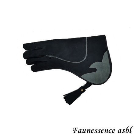 Gant double couche "noir et gris"