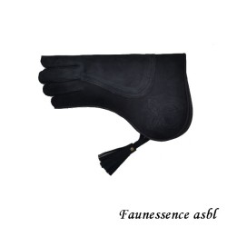 Gant double couche "noir "
